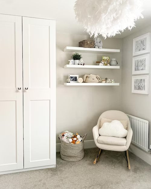 LACK Floating wall shelf, 110X26cm, White– Home Swede Home
