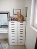 ALEX Drawer unit, 9 drawers, 36x116cm, White